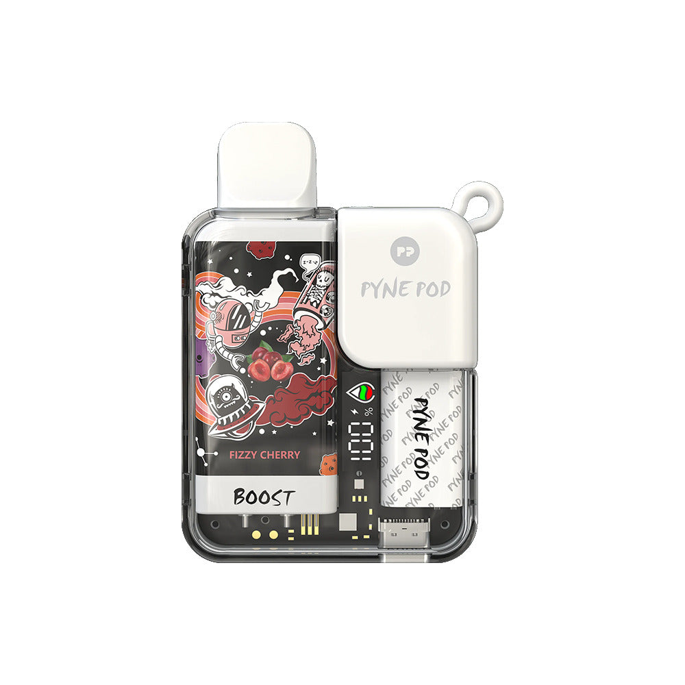Pyne Pod Boost Disposable | 8500 Puffs | 10mL | 50mg | MOQ 5 | Fizzy Cherry