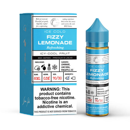 GLAS BSX TFN Series E-Liquid | 0mg | 60mL | (Freebase) | Fizzy Lemonade with Packaging