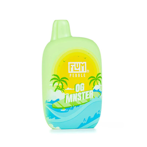 Flum Pebble Disposable | 6000 Puffs | 14mL | 50mg | MOQ 10 | Og Monster