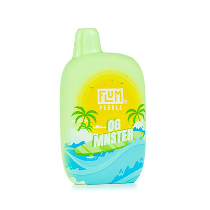 Flum Pebble Disposable | 6000 Puffs | 14mL | 50mg | MOQ 10 | Og Monster