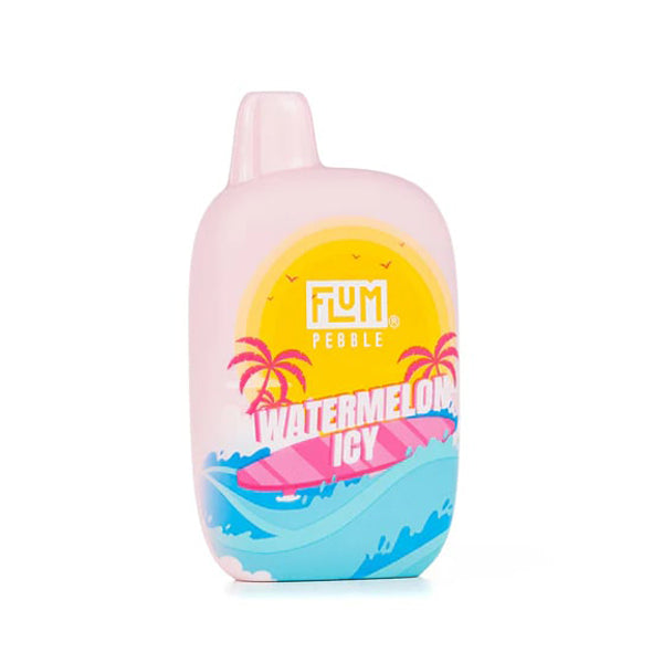Flum Pebble Disposable | 6000 Puffs | 14mL | 50mg | MOQ 10 | Watermelon Icy