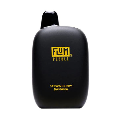 Flum Pebble Disposable | 6000 Puffs | 14mL | 50mg | MOQ 10 | Strawberry Banana