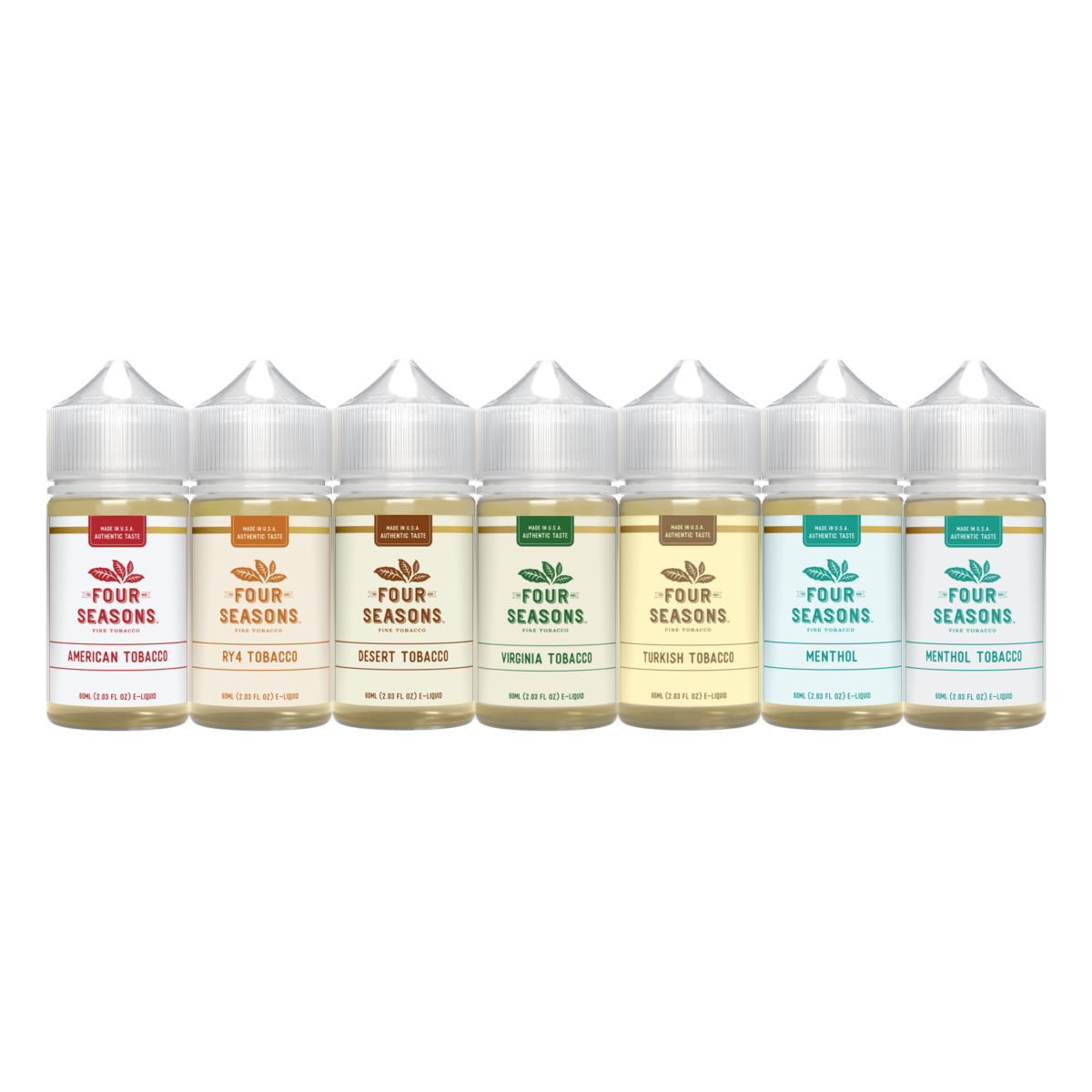 Four Seasons Series E-Liquid 60mL (Freebase) | Group Photo