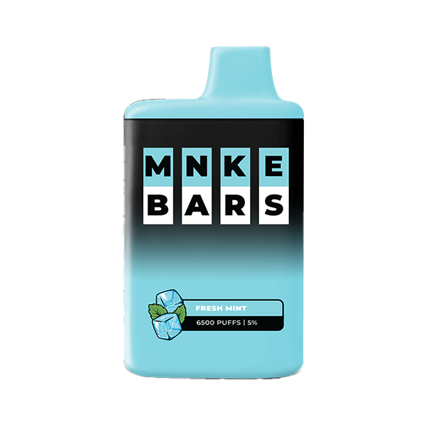 MNKE Bars Disposable 6500 Puffs 16mL 50mg | MOQ 5 | Fresh Mint