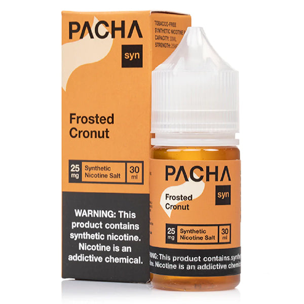 Pachamama TFN Salt Series E-Liquid 30mL (Salt Nic) | Frosted Coconut with packaging