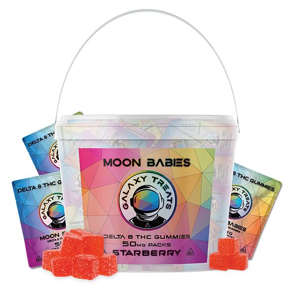 Galaxy Treats Moon Babies Delta 8 THC Gummies (100ct 2-Packs)