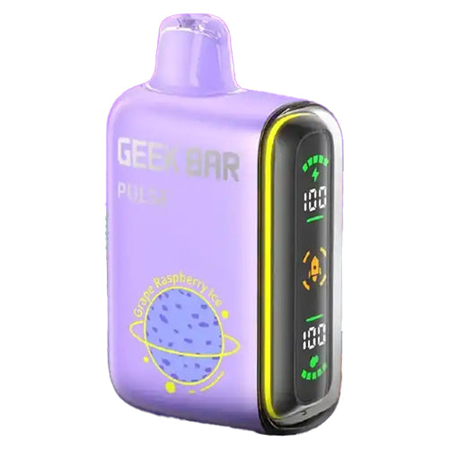 Geek Bar Pulse Disposable 15000 Puffs 16mL 50mg (10-Pack Version) | MOQ 10 Grape Raspberry Ice