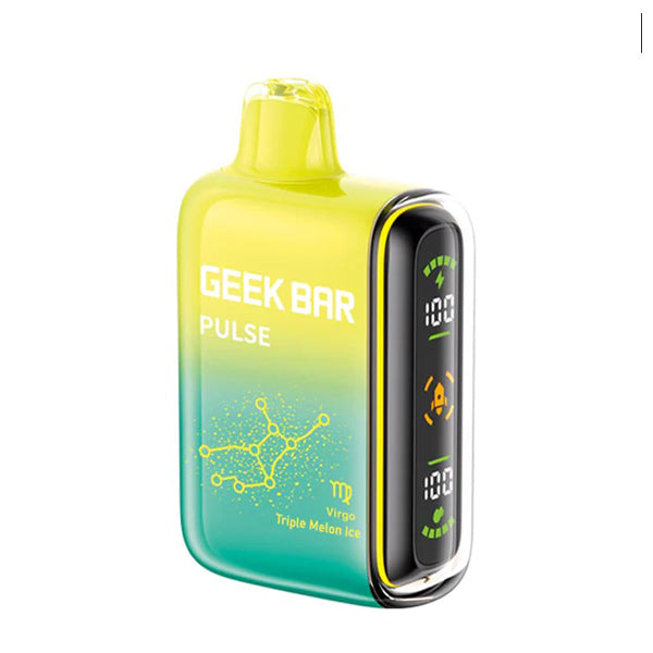 Geek Bar Pulse Disposable 15000 Puffs 16mL 50mg (10-Pack Version) | MOQ 10  - Triple Melon Ice