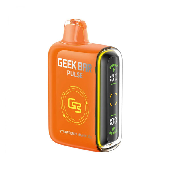 Geek Bar Pulse Disposable 15000 Puffs 16mL 50mg (10-Pack Version) | MOQ 10  - Strawberry Mango Ice