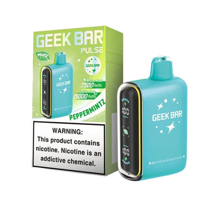Geek Bar Pulse Disposable | 15000 Puffs | 16mL | 50mg | MOQ 5 | Pepper Mintz with Packaging