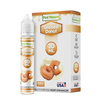 Pod Flavors Multi-Purpose Flavoring 30mL | Glazed Donut with Packaging