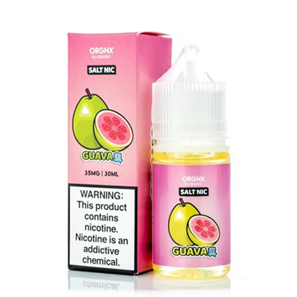 ORGNX Salt Series E-Liquid 30mL (Salt Nic) | Guava Ice with packaging