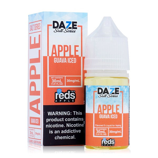 Reds Salt Series E-Liquid 30mL Salt Nic Guava Iced with Packaging