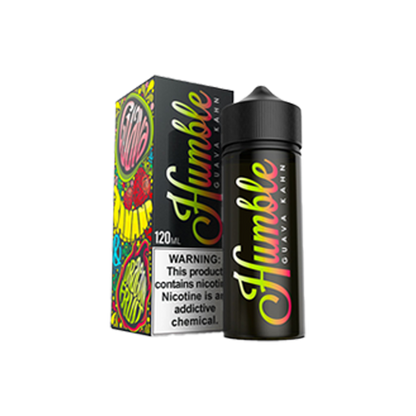 Humble TFN Series E-Liquid | 6mg | 120mL | Freebase | Guava Khan with packaging