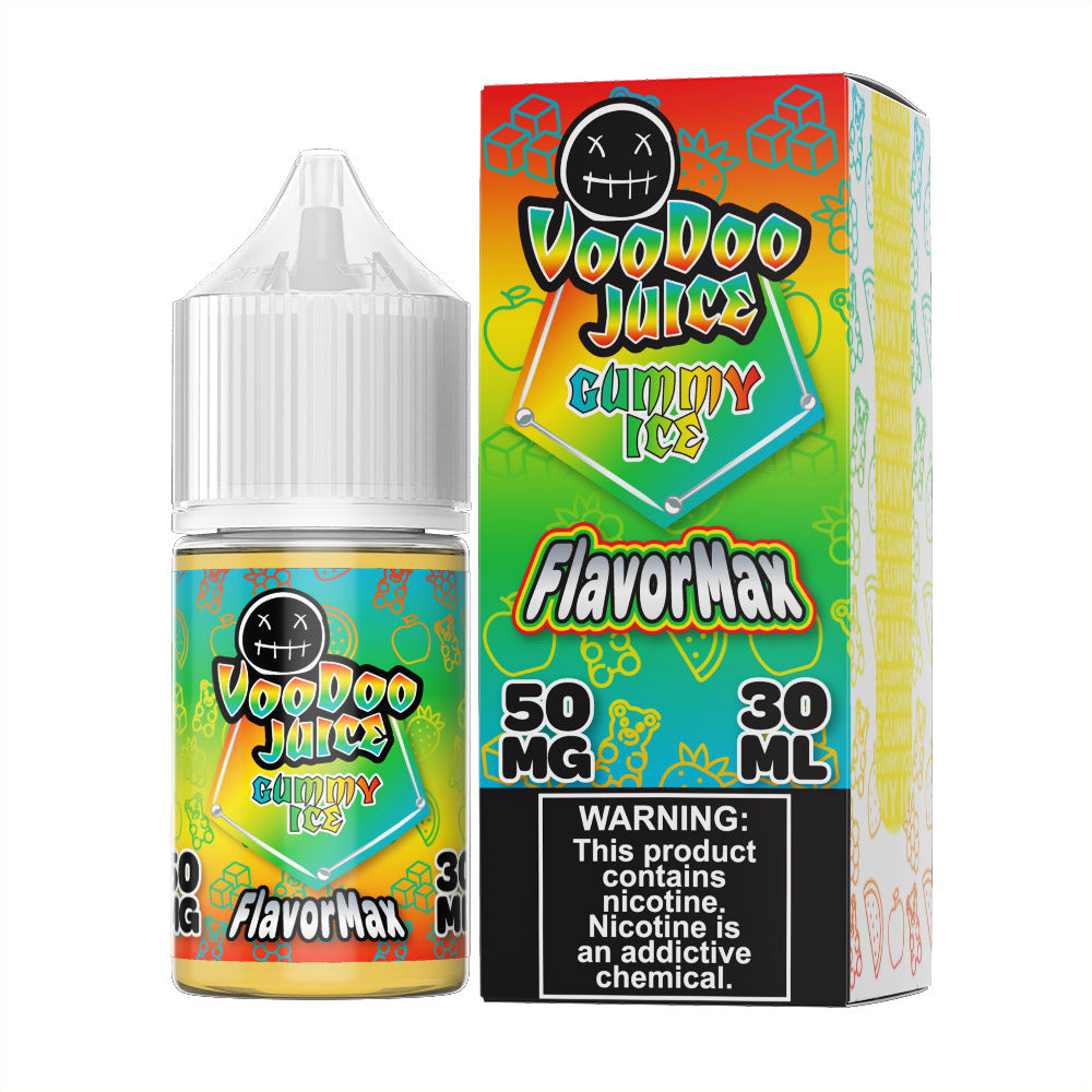 Voodoo Juice FlavorMax Salt Series E-Liquid 30mL - Gummy Ice with packaging