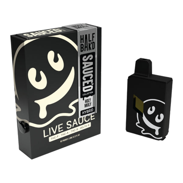 Half Baked Sauced Disposable (4g) | Holy Moly with packaging
