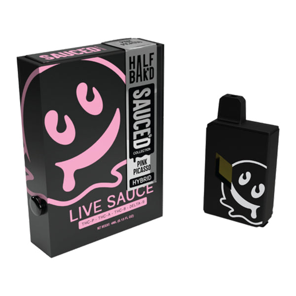 Half Baked Sauced Disposable (4g) | Pink Picasso with packaging