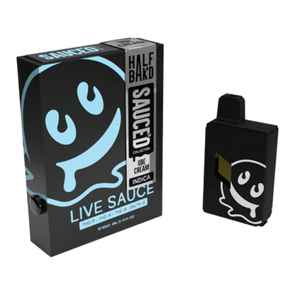 Half Baked Sauced Disposable (4g) | Sour Sangria with packaging