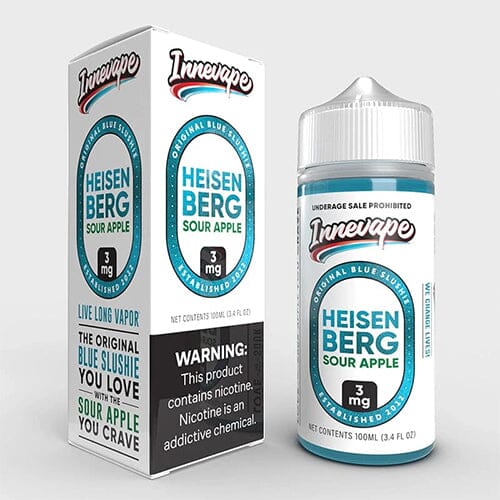 Innevape TFN Series E-Liquid | 100mL | 3mg | (Freebase) | Heisenberg Sour Apple with Packaging