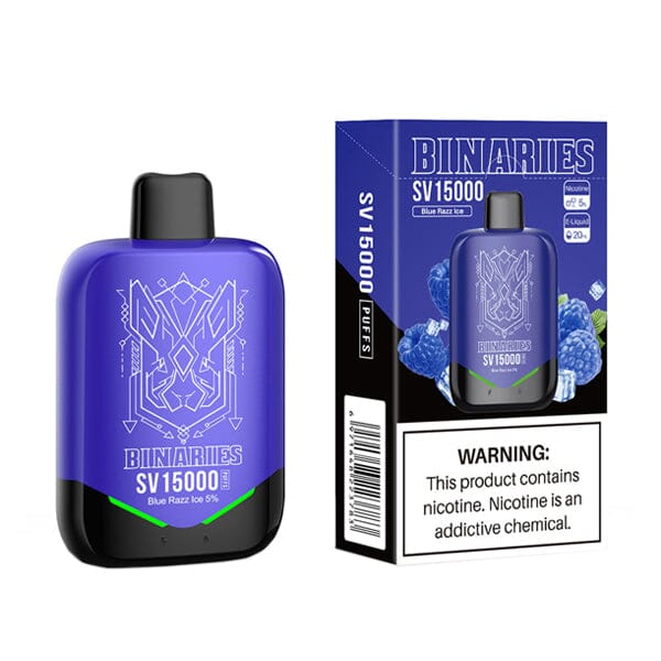 HorizonTech Binaries Cabin Disposable SV | 15000 Puffs | 20mL | 50mg | MOQ 10 | Blue Razz Ice with Packaging