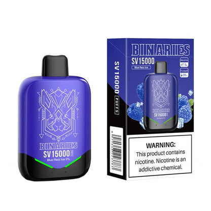 HorizonTech Binaries Cabin Disposable SV | 15000 Puffs | 20mL | 50mg | MOQ 10 | Blue Razz Ice with Packaging