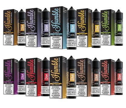 Humble Series E-Liquid | 3mg | 60mL | (Freebase) | Group Photo