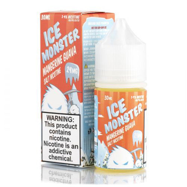 Jam Monster Salt Series E-Liquid 30mL Ice Monster Mangerine Guava with packaging