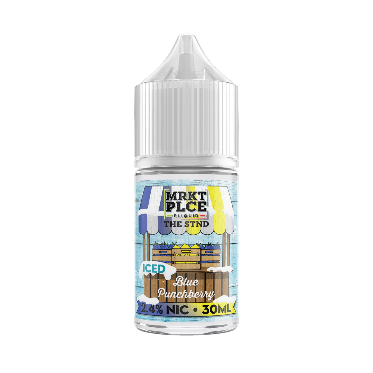 MRKT PLCE Salt Series E-Liquid 30mL (Salt Nic) Iced Blue Punchberry