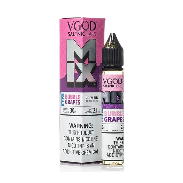 VGOD Salt Series E-Liquid 30mL | Iced Bubble Grapes with packaging