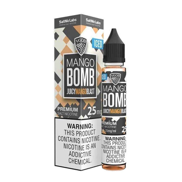 VGOD Salt Series E-Liquid 30mL | Iced Mango Bomb with packaging