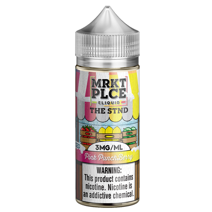 MRKT PLCE Series E-Liquid 100mL (Freebase) | Iced Pink Punch Berry 
