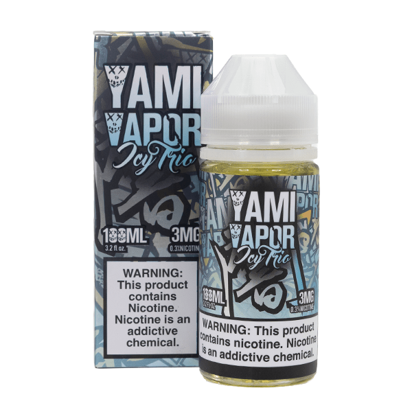 Yami Vapor Series E-Liquid 100mL | Icy Trio with packaging