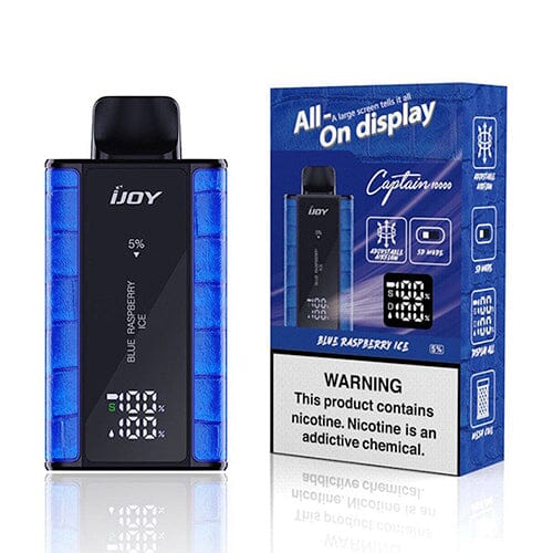 IJoy Bar Captain 10000 Disposable 10000 Puffs 18mL | MOQ 5 | Blue Raspberry Ice with Packaging