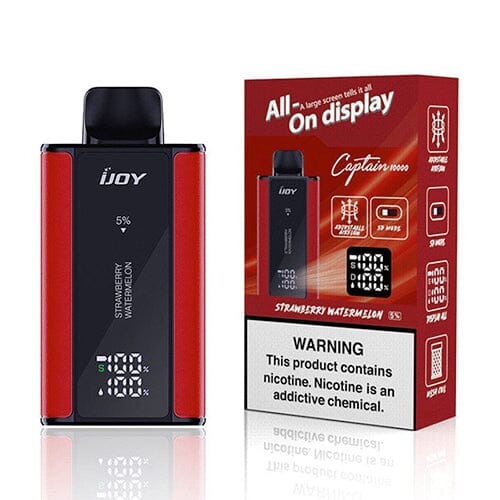 IJoy Bar Captain 10000 Disposable 10000 Puffs 18mL | MOQ 5 | Strawberry Watermelon with Packaging