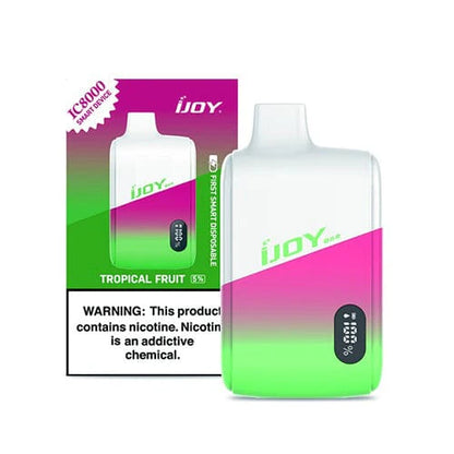 IJoy Bar IC8000 Disposable | 8000 Puffs | 18mL | 50mg | MOQ 5 | Tropical Fruit with Packaging