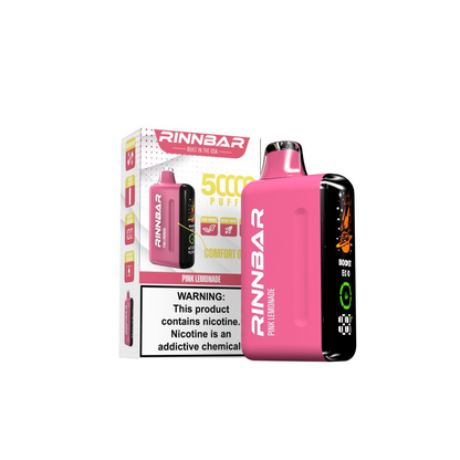 Rinn Bar Disposable Pink Lemonade with packaging
