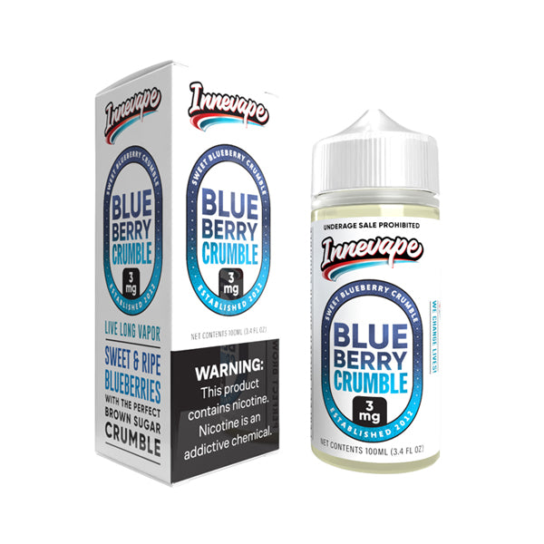 Innevape Series E-Liquid 100mL (Freebase) | Blueberry Crumble with packaging