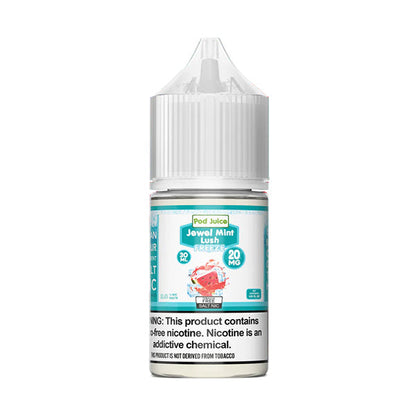 Pod Juice Salt Series E-Liquid | 30mL | 20mg | Jewel Mint Lush Freeze bottle