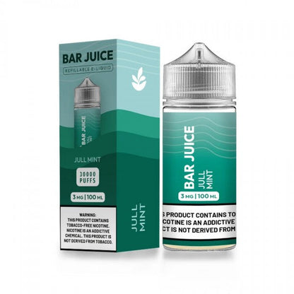 Bar Juice BJ30000 E-Liquid 100mL (Freebase) - Jool Mint with Packaging