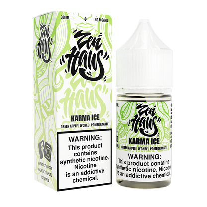 Zen Haus Salt Series E-Liquid | 30mL | (Salt Nic) | Karma Ice with packaging