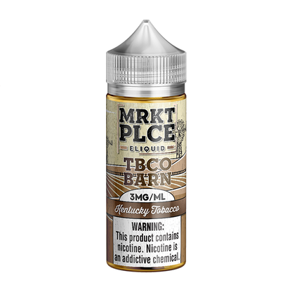 TBCO Barn by MRKT PLCE E-Liquid | 3mg | 100mL | (Freebase) | Kentucky Tobacco