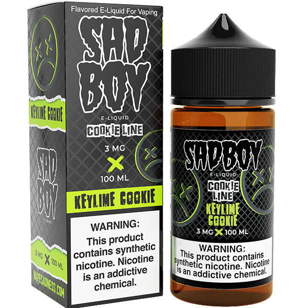 Sadboy Series E-Liquid 100mL | Keylime Cookie with Packaging