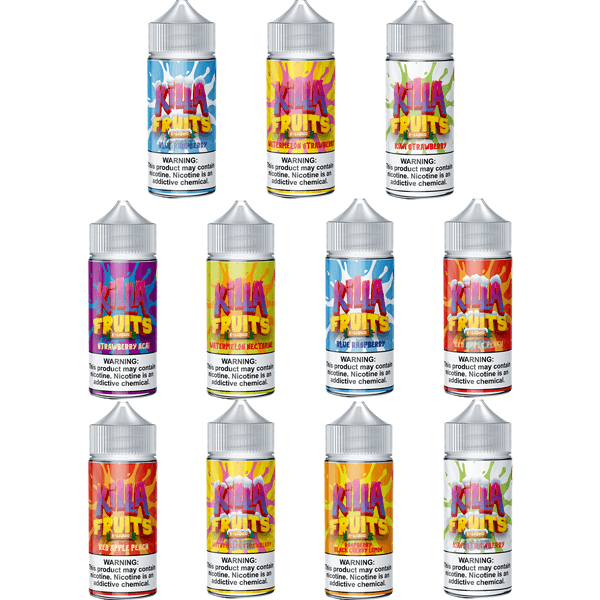 Killa Fruits Series E-Liquid 100mL (Freebase) | Group Photo