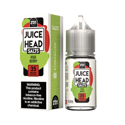 Juice Head Salt Series E-Liquid | 30mL | 35mg | Salt Nic | Kiwi Berry with packaging