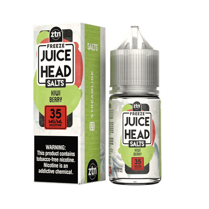 Juice Head Salt Series E-Liquid | 30mL | 35mg | Salt Nic | Kiwi Berry Freeze with packaging