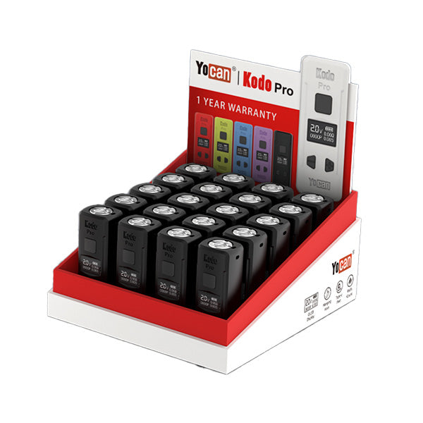 Yocan Kodo Pro 510 Battery 400mAh (20pc Display) Group Photo