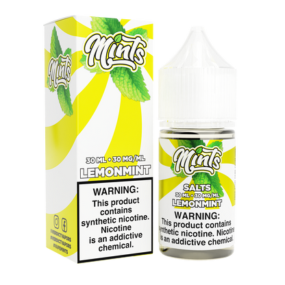 Mints Salt Series E-Liquid 30mL | Lemonmint with packaging