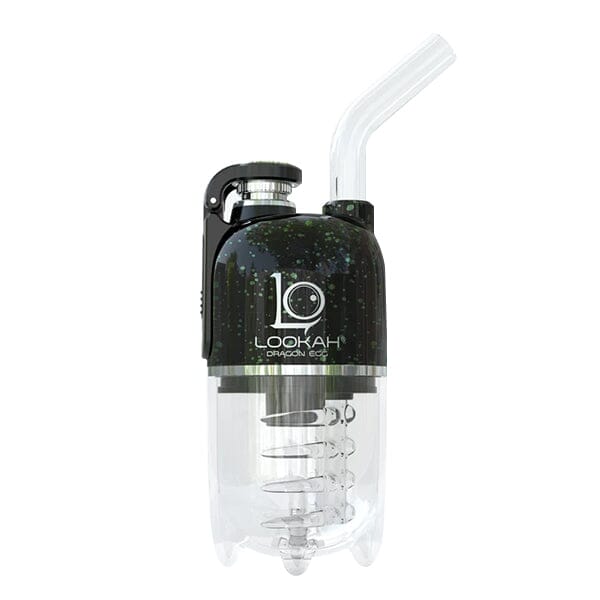 Lookah Dragon Egg Portable Wax Vaporizer (950mAh) | Spatter Edt Black/Green

