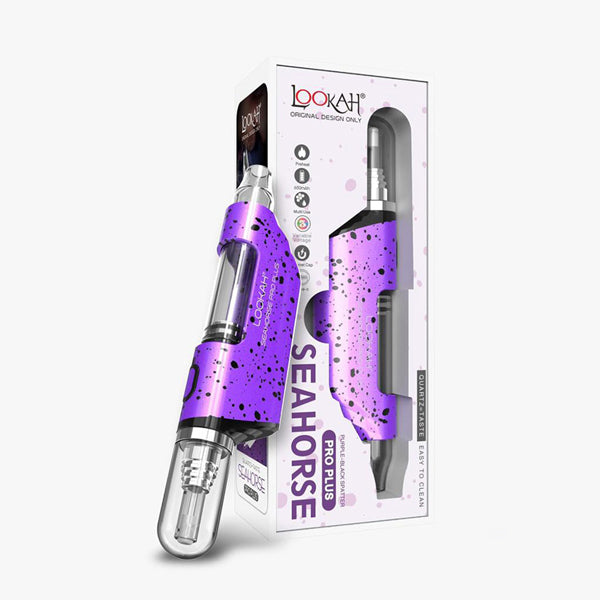 Lookah Seahorse Pro Plus Nectar Collector (650mAh) | Purple Black with Packaging
