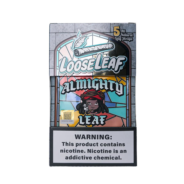 Loose Leaf Wraps 5-Wrap Pouch (8pc Display) | Chief Keef with Packaging